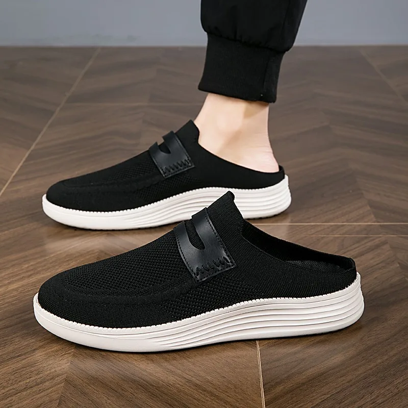 

Men'sMule Shoes,Breathable Soft Sole,Non-slip and Wear-resistant Casual Shoes,Durable and Lightweight,Easy to Wear Slip-on Shoes