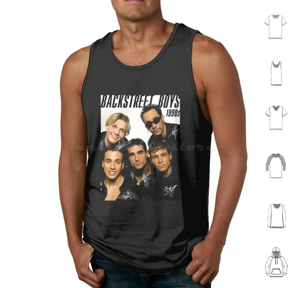 Bsb Boys Team Black Tank Tops Vest Sleeveless Backstreet Boys Backstreet Band Music Boy Uk Kevin Richardson Boyband