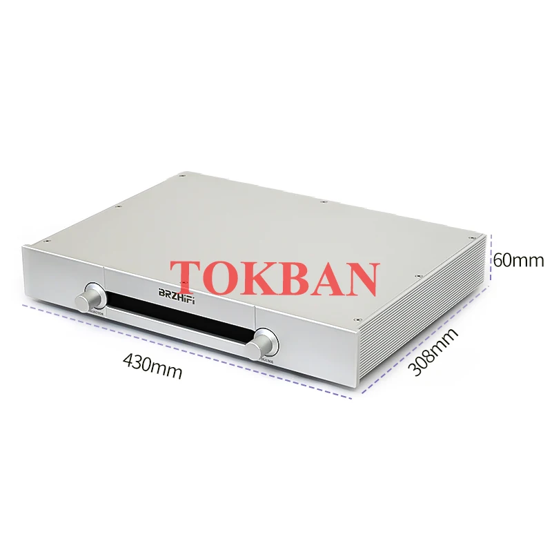 Préamplificateur avec télécommande, Préamplificateur HIFI, Haute résolution, Faible distorsion, Référence Tokban, Goldmund 27