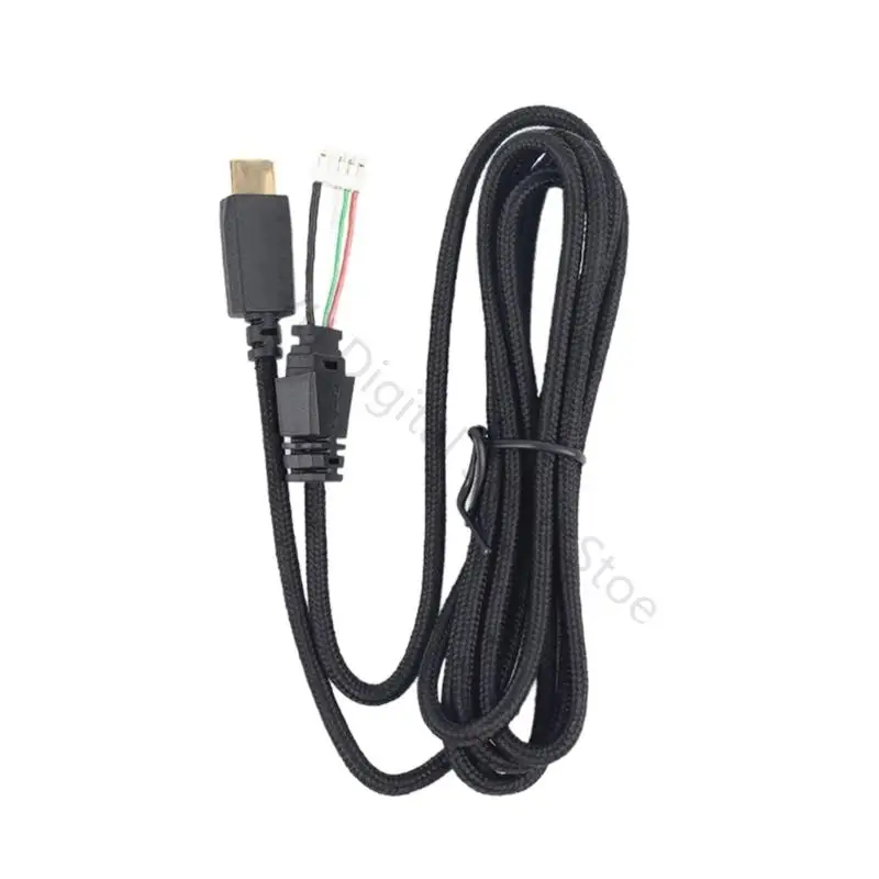 96BA Kopfhörer-Reparaturkabel mit USB-Typ-C-Ende und offener Drahtspitze, geflochtenes Kabel für Anrufbehebungen Desktop – Detail 10