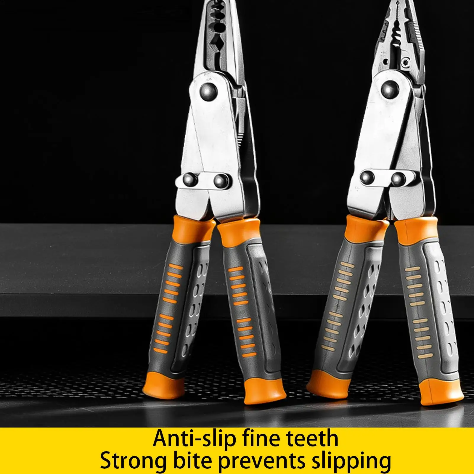 Abisolierzange, 2-in-1-Schere, Werkzeug, Schneidezange für elektrische Arbeiten, Abisolieren, Schneiden, Crimpen, Schälen, Drähte, Kabelbrechen