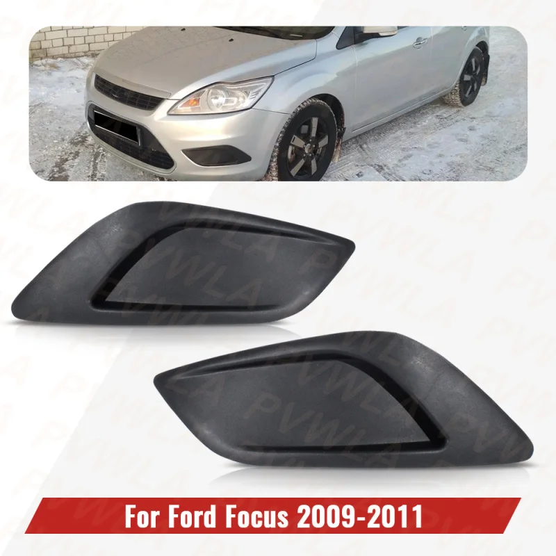 

Fog Light Grille Cover Without Holes For Ford Focus 2009 2010 2011 Car Accessories Front Bumper Lamp Frame