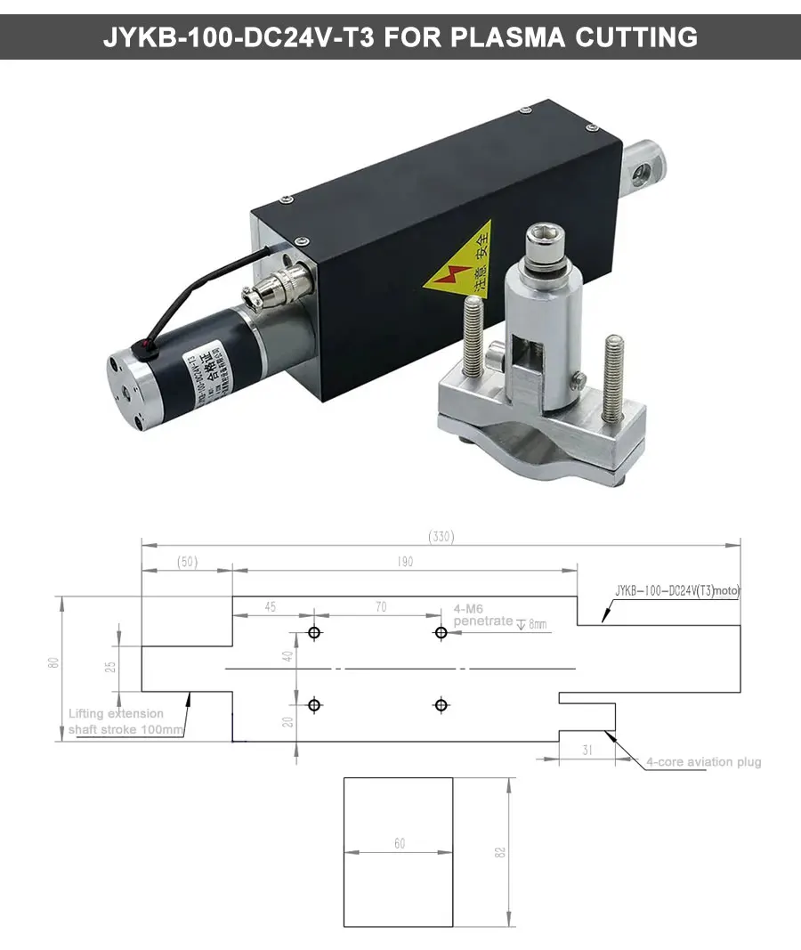 Controller Printnc CNC Kit F2100B / SF-2100C / F2100T+F1621+JYKB-100-DC24V-T3 2-Achsen-Plasmaschneidemaschine Höhenbrennersteuerung – Detail 9