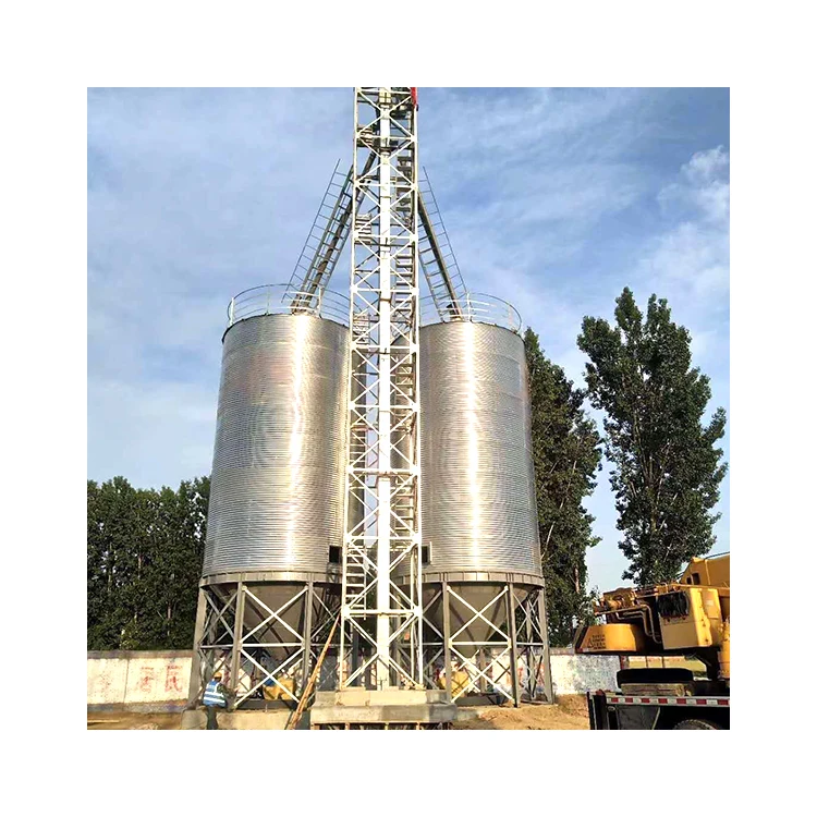 Large Volume 100-5000 Tons Steel Silos for Wheat & Corn Factory Direct Sale New Condition Low Price Service Equipment