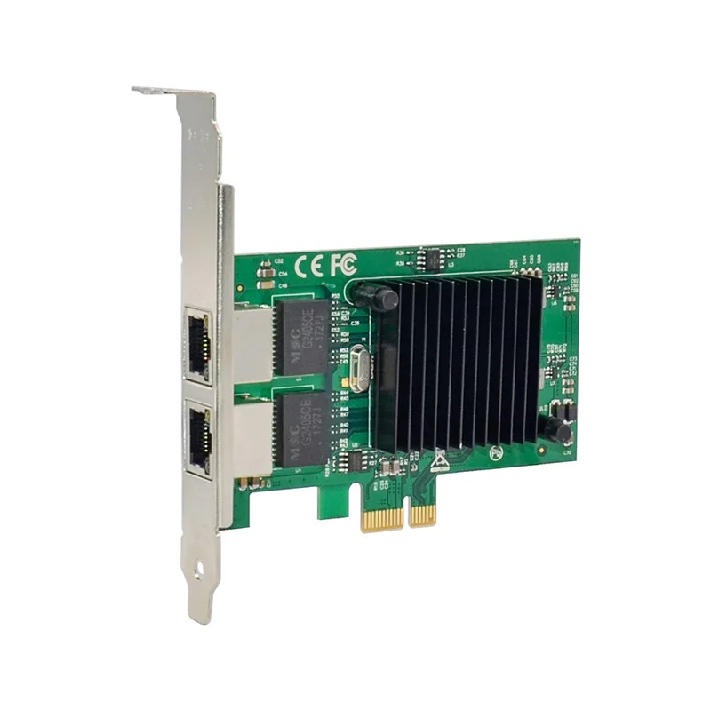 SUNWEIT ST725 PCIe X1 carte Ethernet double Gigabit JL82575 Chipset 2 ports 1000 Mbps carte réseau
