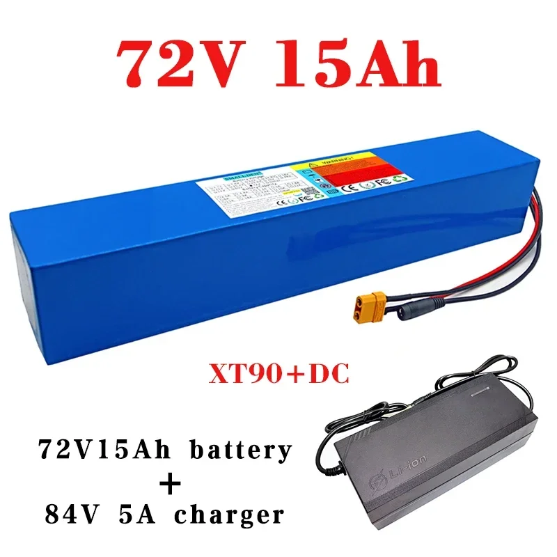 72V 15Ah 20Ah 21700 Lithium battery pack 3000W motor High Power built-in BMS,For 20S E-two wheelers motorcycle Scooter tricycles