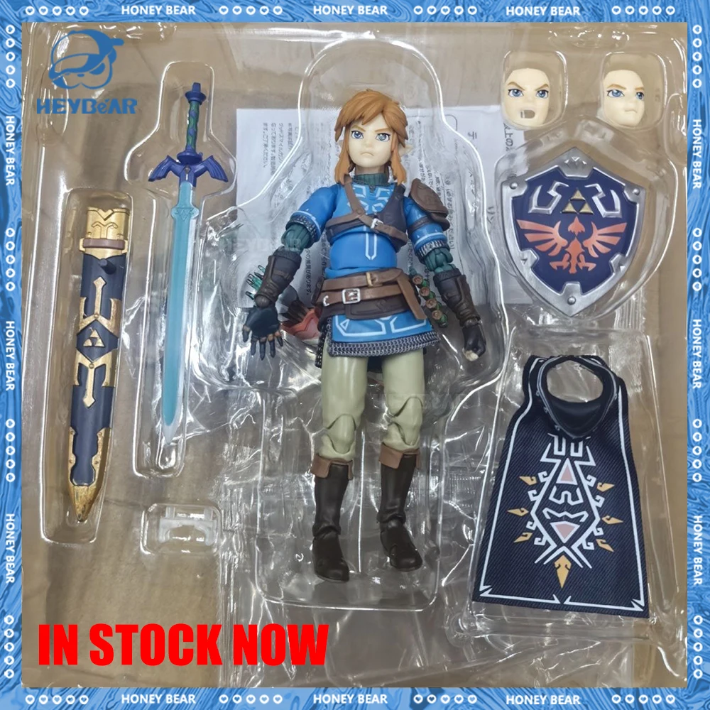

In Stock The Legend Of Zelda Figure Tears Of The Kingdom Figure Figma Link Figures Breath Of The Wild Anime Figurine Collections