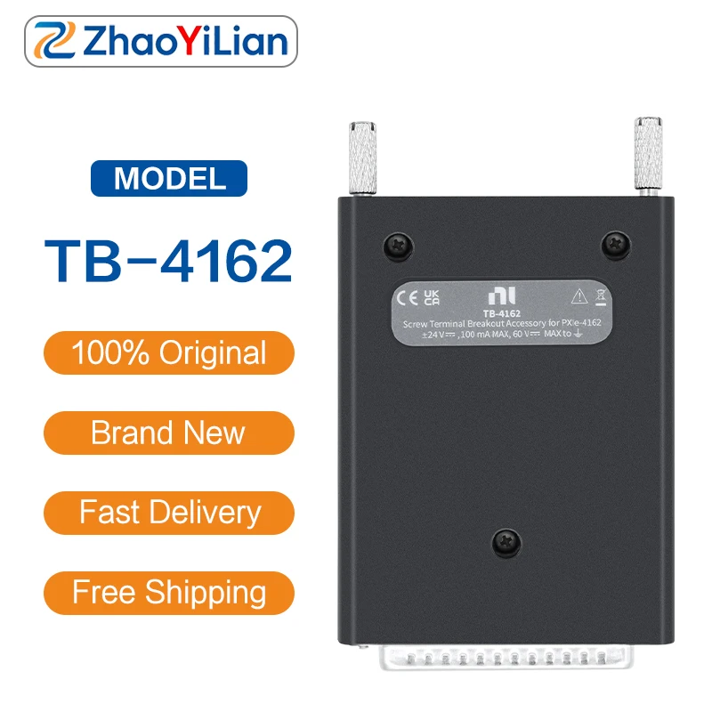 For TB‑4162 National Instruments TB4162 Screw Terminal Block PXIe‑4162 SMU Terminal Accessory Wiring Demo Board