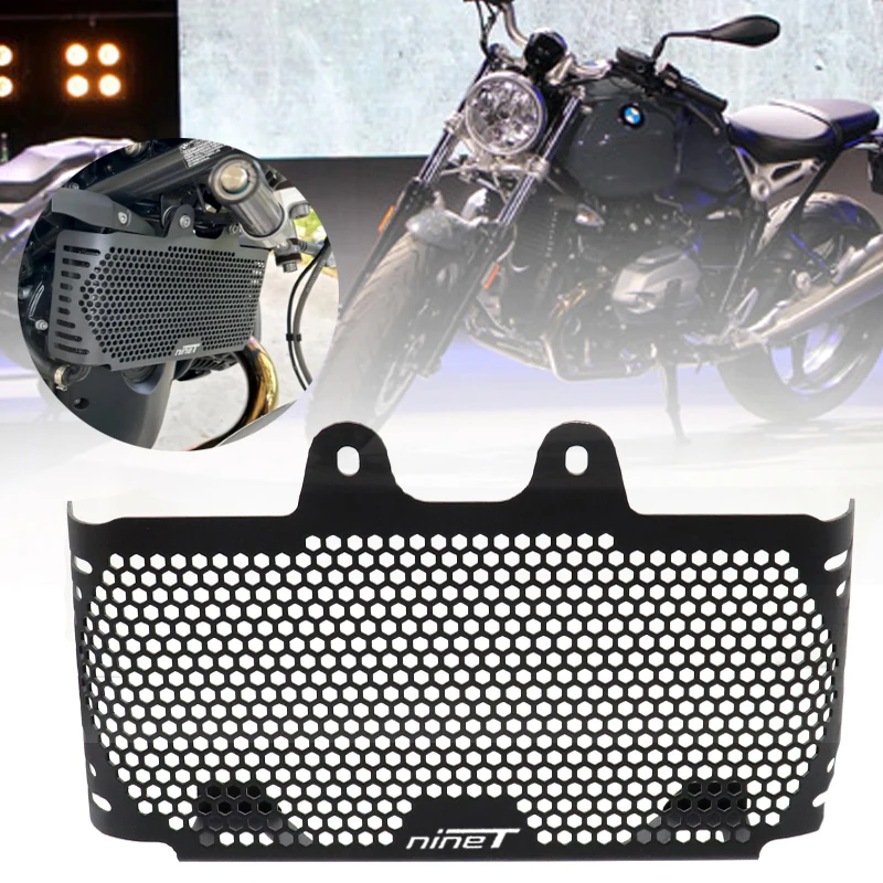 

Motorcycle Radiator Grill Cover Protector RnineT Oil Cooler Guard For BMW R Nine T Pure Racer Scrambler R9T 2014-2021 2020 2019