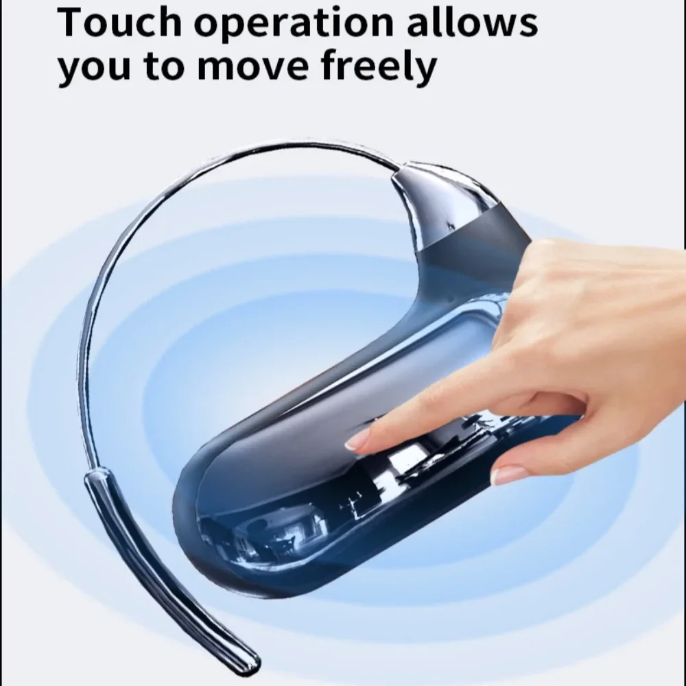 2026 New Wireless Bluetooth 5.4 Headphones Business Office ENC LED Display Ultra-Long Battery Life Lightweight Mini in-Ear High