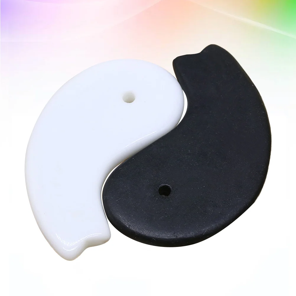 

2pcs Natural Stone Scraping Plates Fish Cone Massaging Board for SPA Relaxing Meditation
