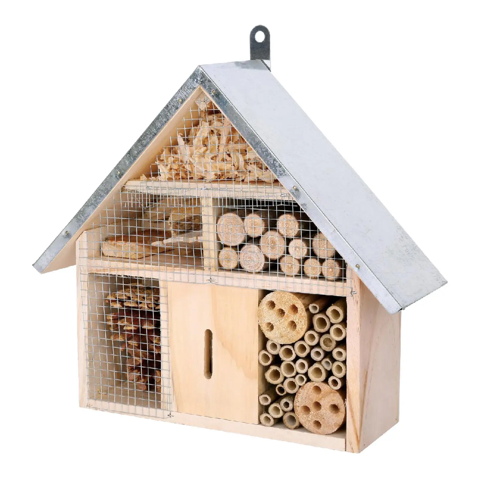 Hölzerne Bienenhaus-Gartendekoration, Gartennestkasten für Zaun und Hof