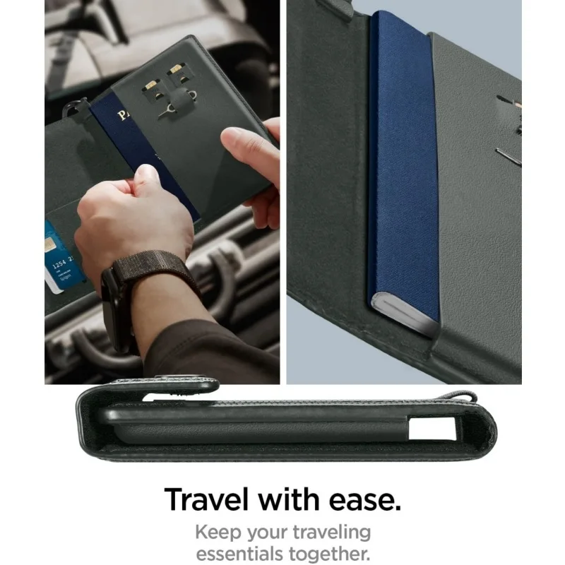 Waterproof Passport Holder Travel Wallet Document Bag Card Holder Clip Aviation Label Portable Organizer for Airline Travel