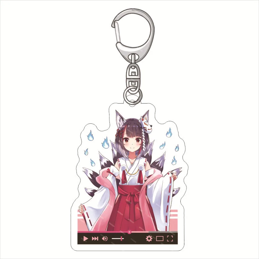 Anime VTuber Legend: How I Went Viral after Forgetting to Turn Off My Stream Keychain Acrylic Key Chain Keyring friend Gift