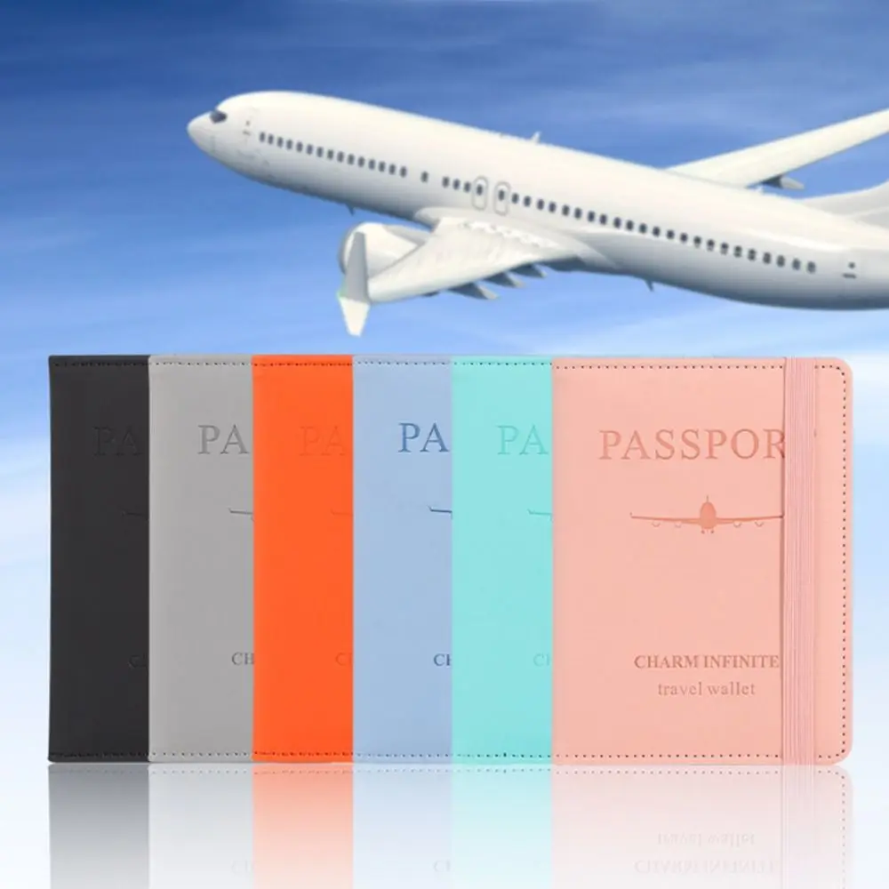 Ultra-thin RFID Passport Cove New Waterproof PU Leather Passport Protector Business Document Package Passport Holder Women Men