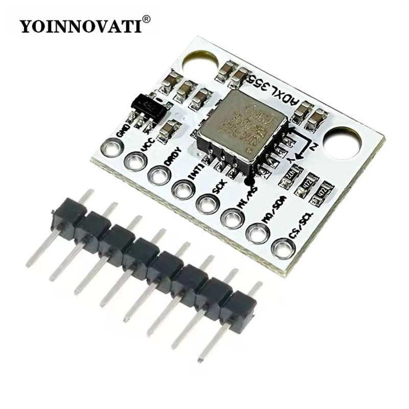 ADXL355 Triaxial Accelerometer Sensor Module - Industrial-Grade, Low-Power, Digital Output