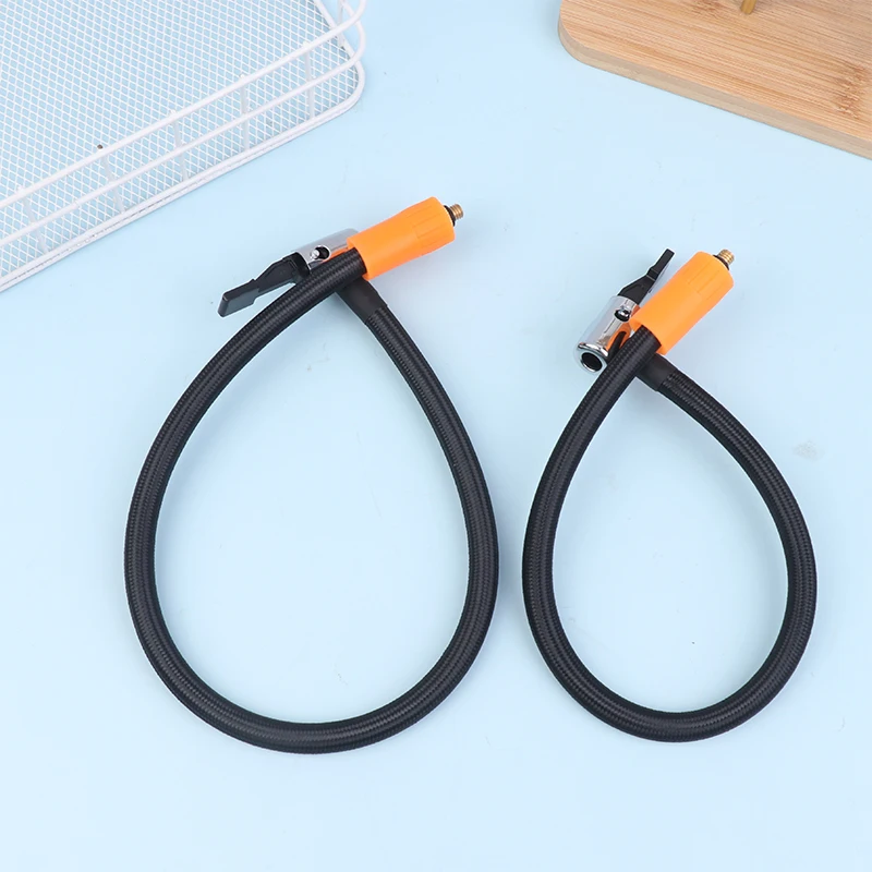 New【40/50CM Car Air Pump Extension Tube Thread Quick Inflation Hose Copper Connector Car Moto Tire Inflation Air Pump Accessory】