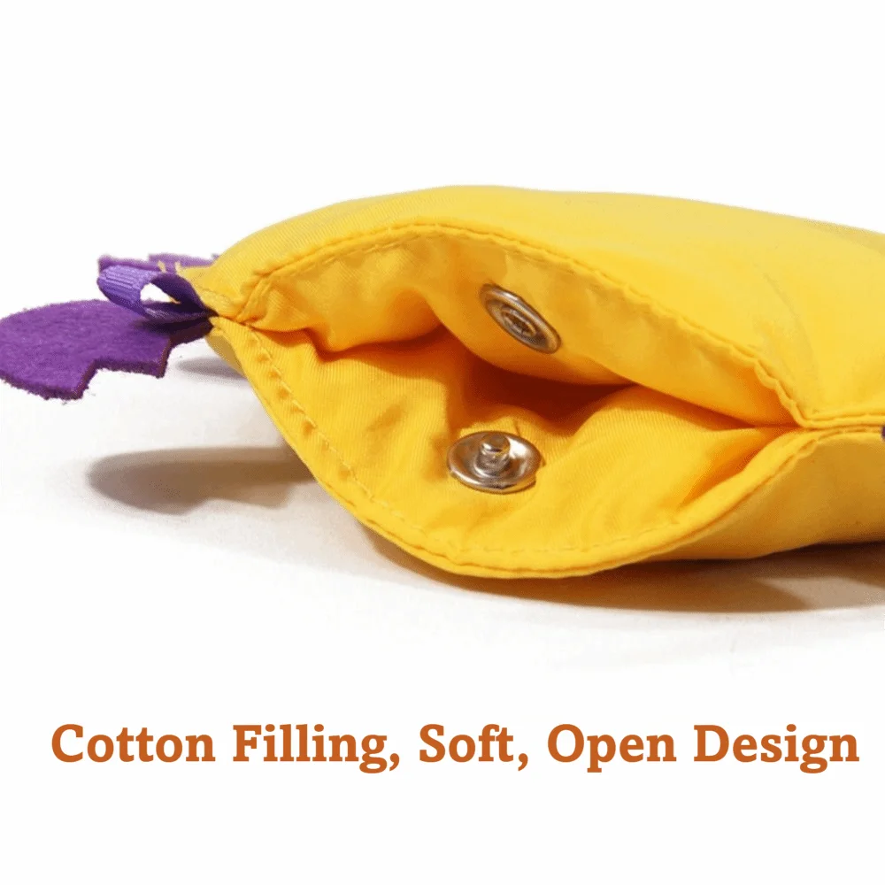 Soft Plush Material Crab Shaped Storage Pouch Hanging Clasp Compact Mini Size Mini Plush Coin Purse Zipper Pouch