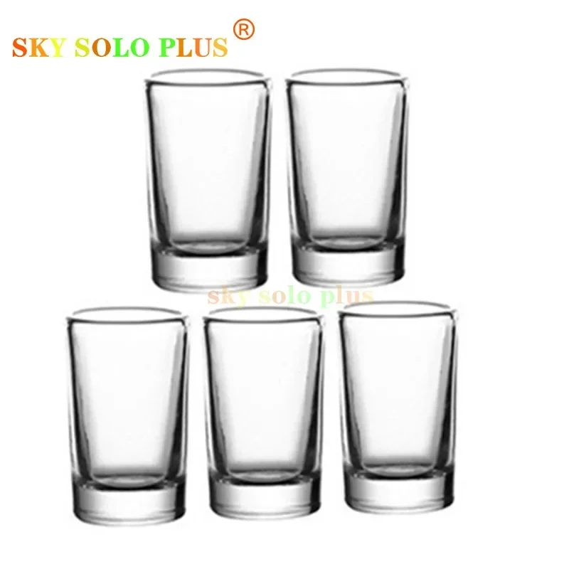 Authentic SKY SOLO PLUS 5PCS SHOT GLASS CUP High Borosilicate Bulb