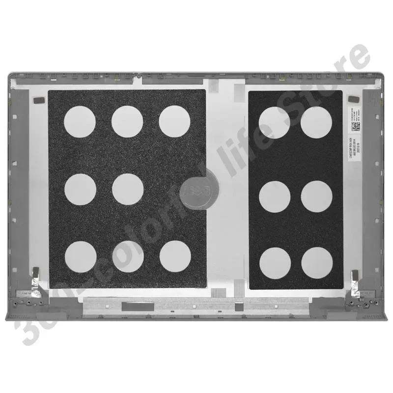 Étui pour ordinateur portable pour DELL Inspiron, 15.6 pouces, 5501, 5502, 5504, 5505, couverture arrière LCD, lunette avant, repose-l'hypothèse, couverture astronomique, charnière 0MCWHY Silver, nouveau