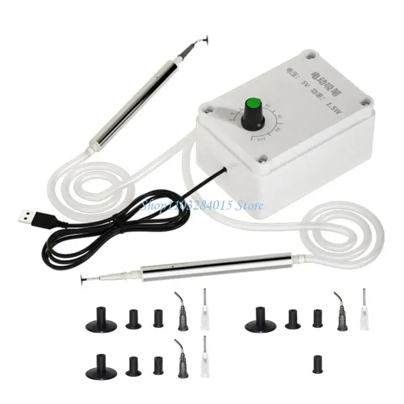 R6FF Antistatic Electric Vacuum Suction Pen For IC CPU Chip Extraction 3 4 Pad