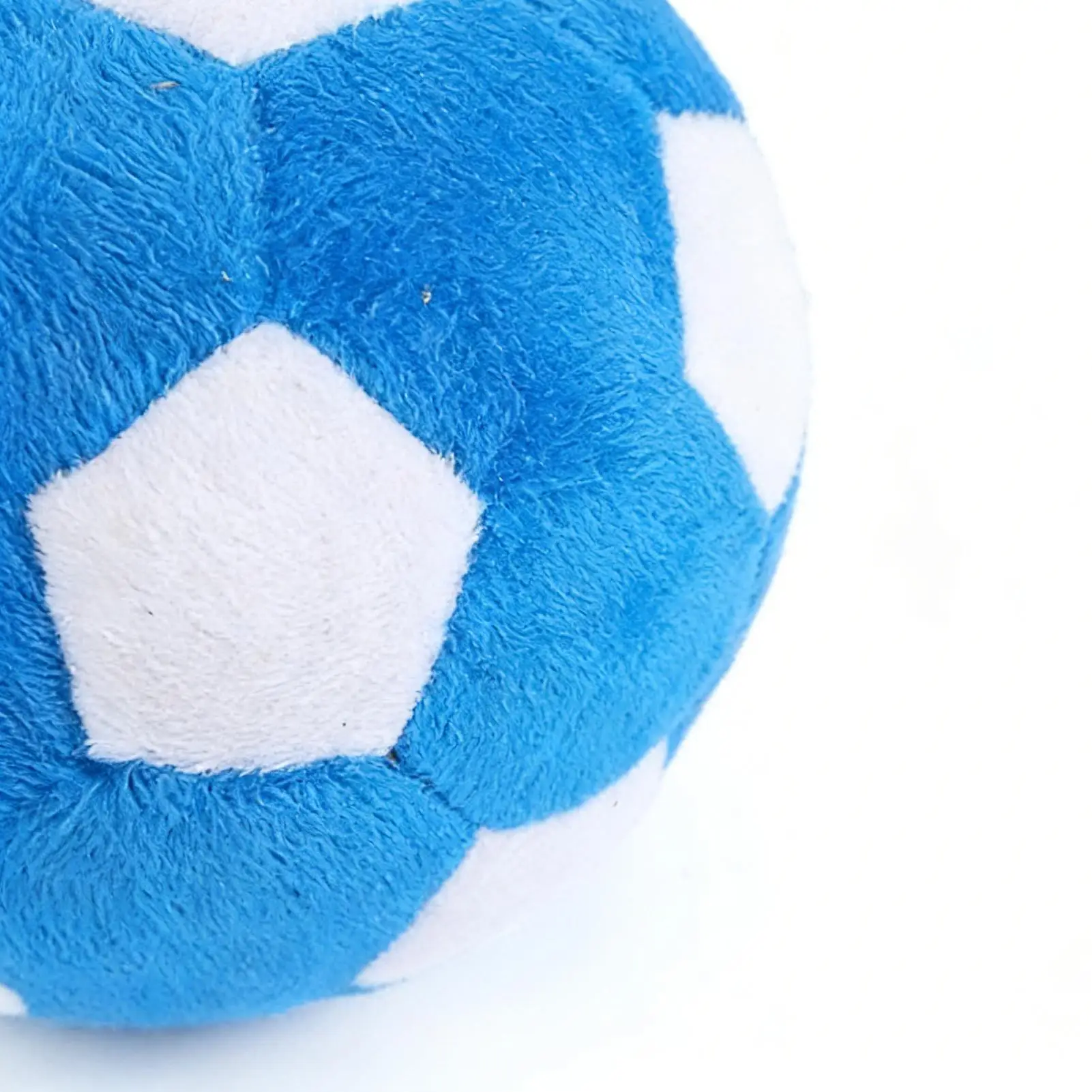 Dog Soccer Ball Toy Soft Chewing Game Plush Soft Squeaky Balls for Dogs for Indoor Outdoor Play Teething Enrichment Puppy Large view 5