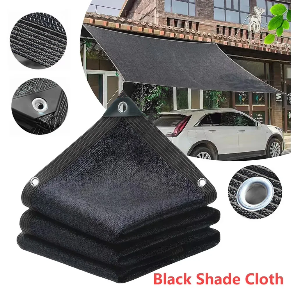 Shade Cloth, 90% High Shading Rate Sun Protection Net, Black Durable Type, Garden Shade Grid, Suitable for Plant Coverage