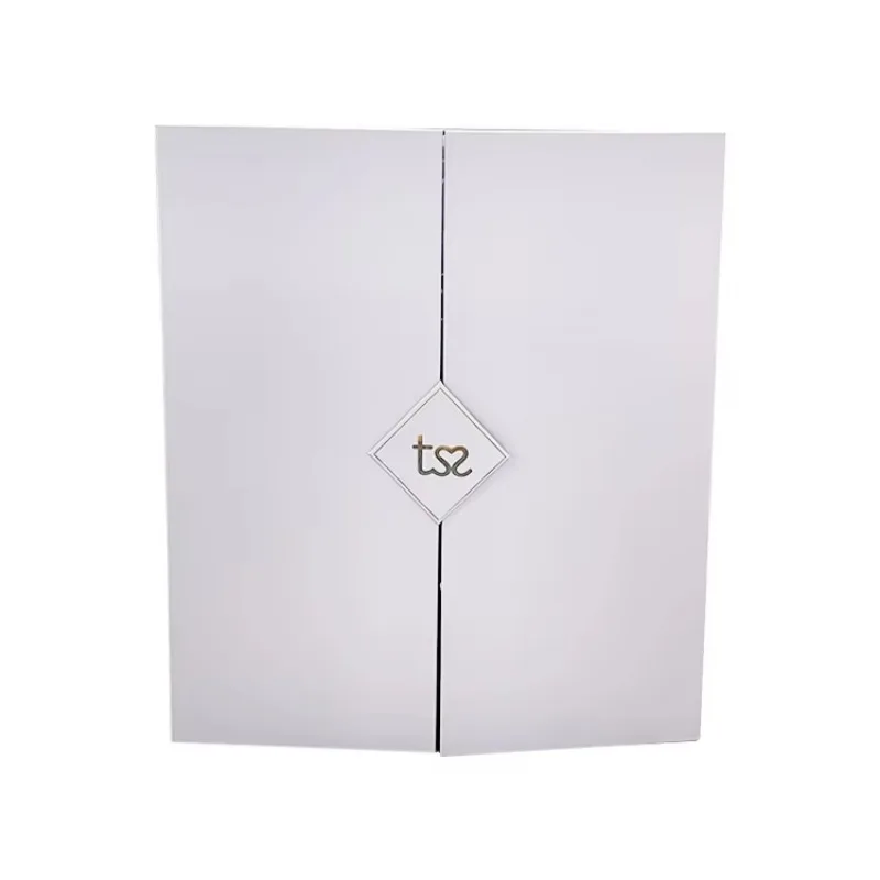 Customization.Custom Cardboard Luxury Purple Empty Package Mystery Rigid Box Buy Surprise Boxes