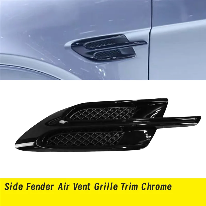 OB-Für Bentley Bentaytsu 16-20 Kotflügel Vorne Luftauslass Dekorative Abdeckung Bentley Bentayga Chrom 36A821274D Rechts