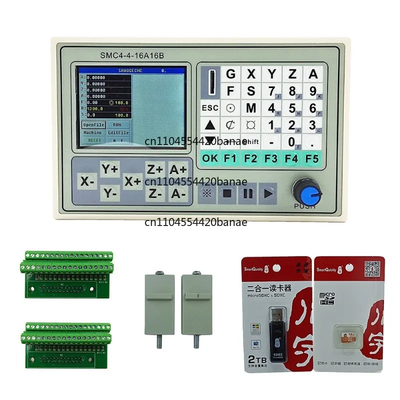 SMC4 engraving machine controller Stepping servo programming Offline pulse control 3-axis 4-axis motor module contactor