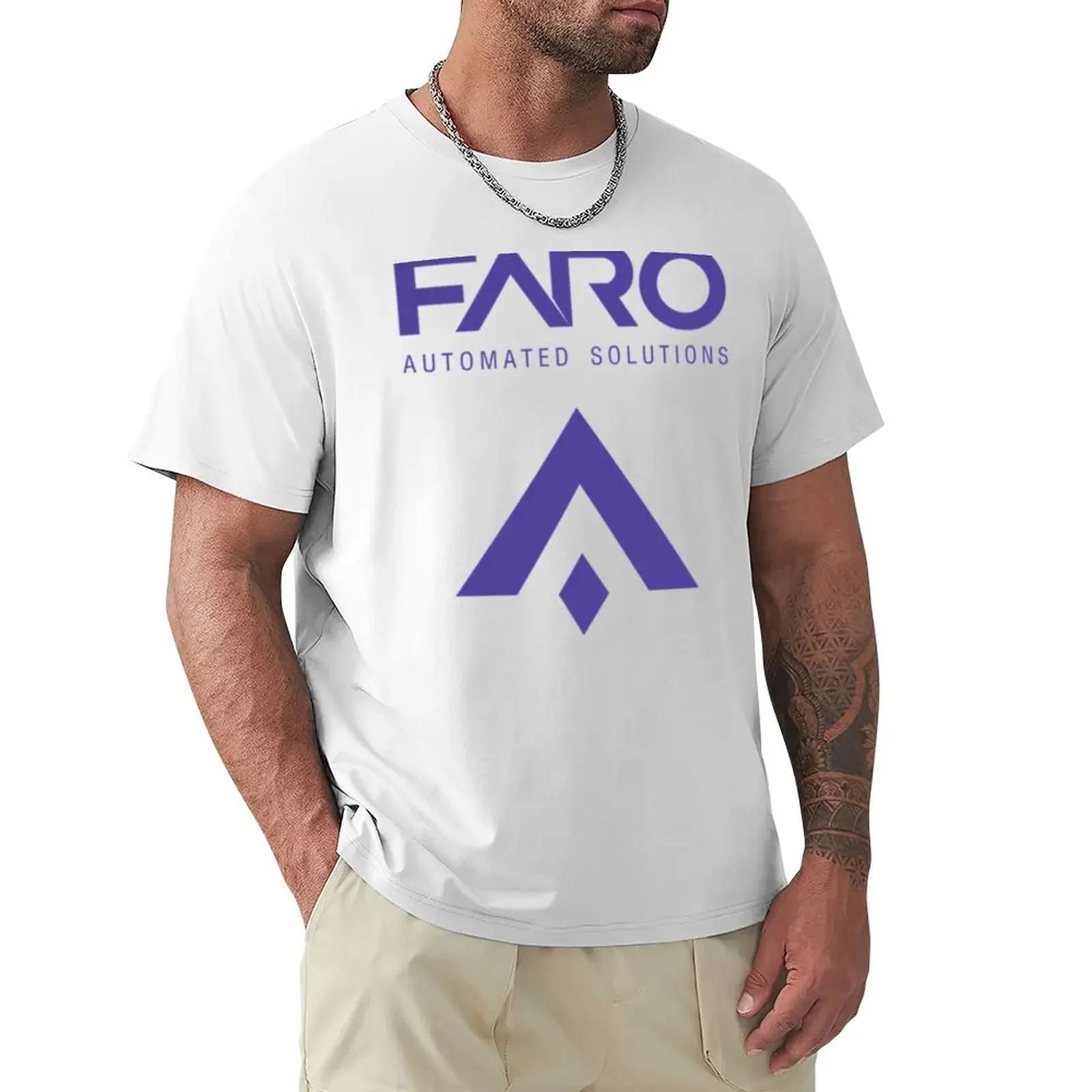 FARO Automated Solutions T-shirt graphics blacks men workout shirt