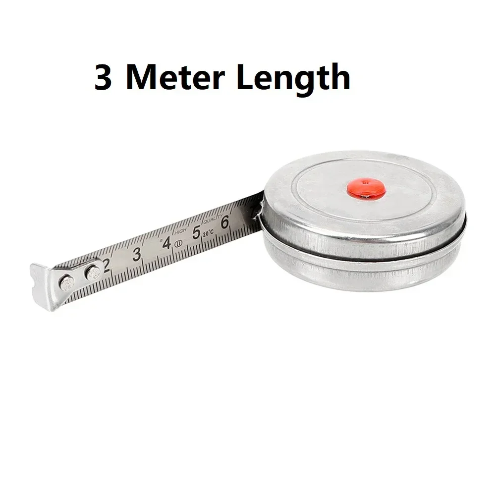 1/2/3meter Mini Retractable Tape Woodworking Measureing Ruler ABS/Stainless Steel  Retractable Metric Ruler Measuring Tools