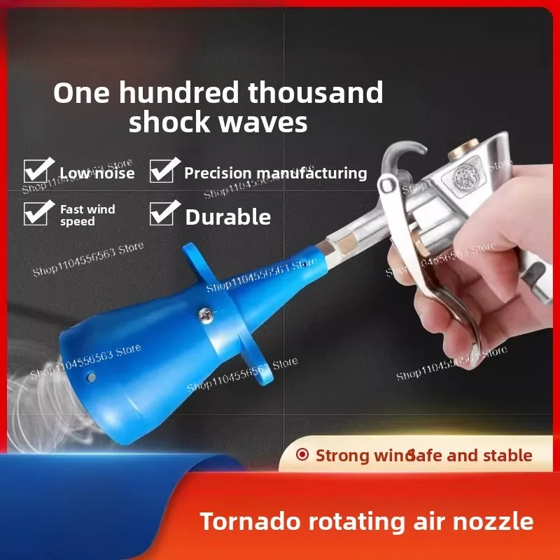 Cuchilla de Aire de Alta Presión Tipo Tornado de Plástico, 360 °   Cuchilla de Aire Giratoria de Alta Velocidad para Secado y Eliminación de Polvo, Sin Ángulos Muertos