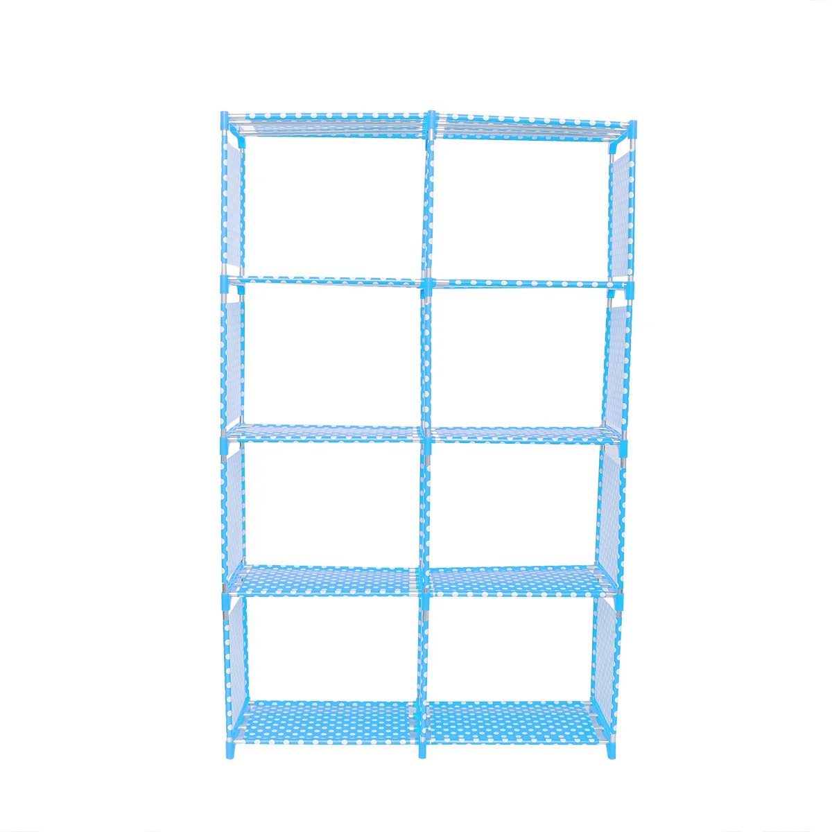 رف تخزين جميل على السماء بصف مزدوج، رف منظم لكتب المكتبة المنزلية، زينة أشتات