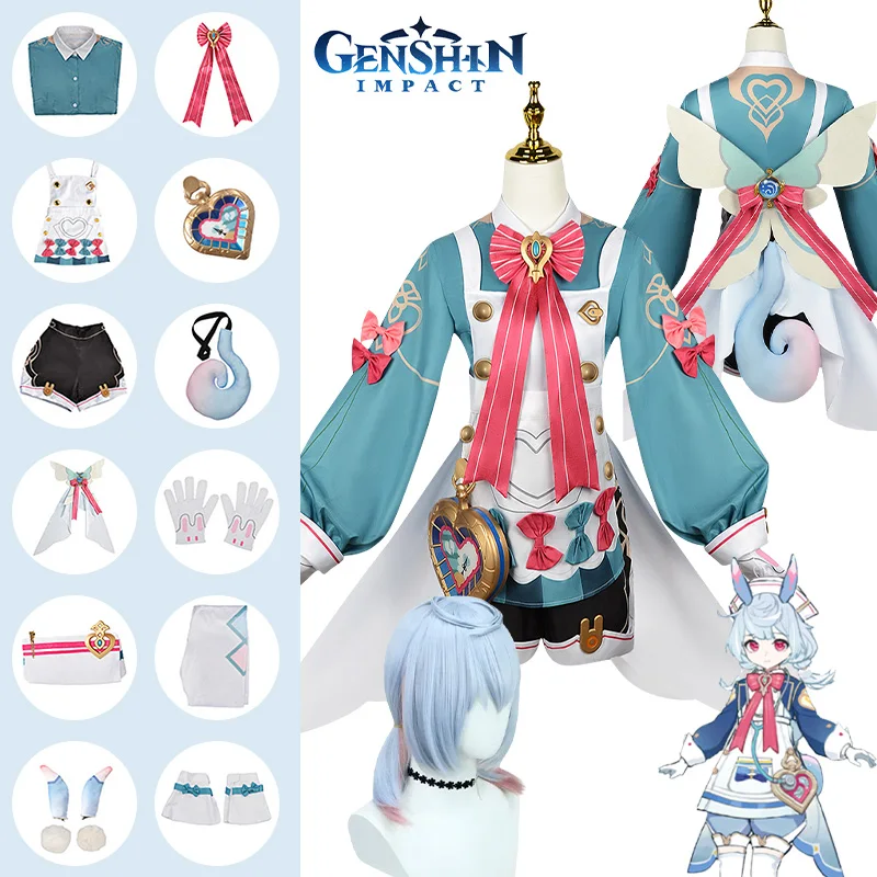 Sigewinne Cosplay Genshin impact Sigewinne Cosplay Costume Fontaine Nursing Supervisor Melusine Costume Wig Tail Full Set Cos