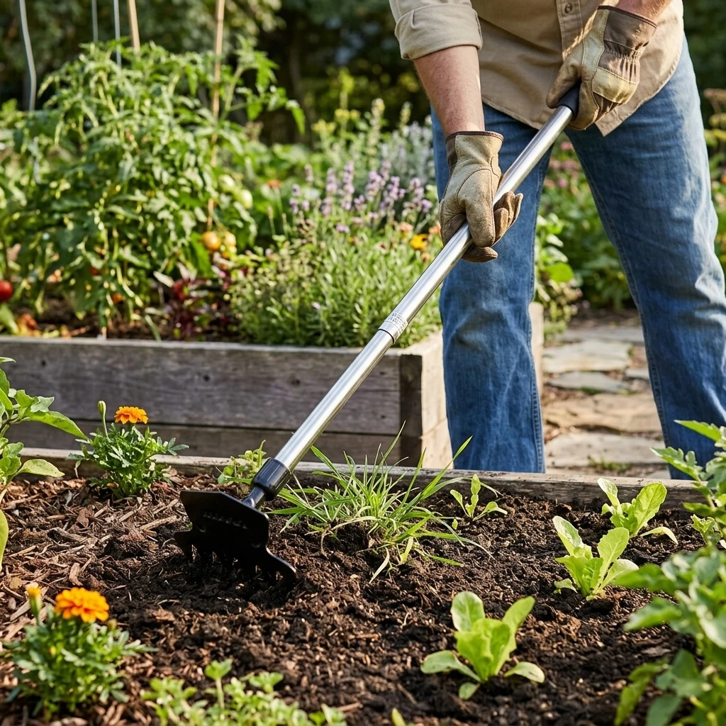 garden-hoe-and-rake-3-in-1-multi-functional-tool-with-ergonomic-handle-for-home-gardening