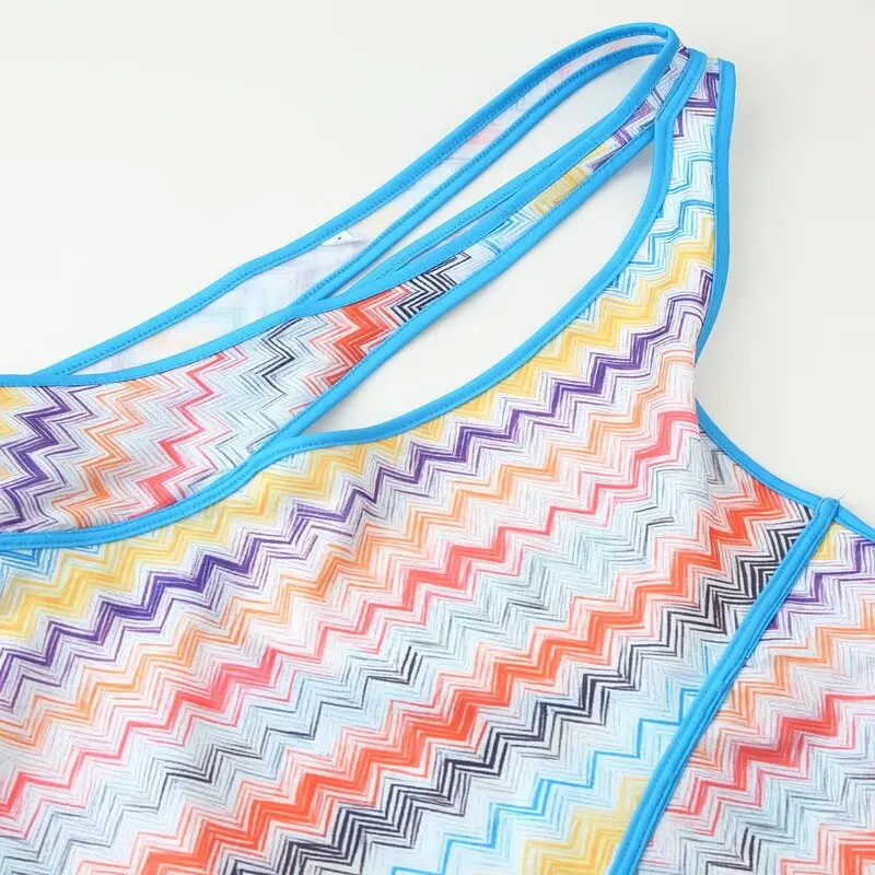 2025 otoño nuevo mujer largo estampado Dr cuello inclinado diseño calado Casual Sle No Sve otro Material 00%