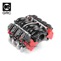 GRC LS7 V8 Simulated Engine Hood Engine Motor Radiator for 1:10 trx-4 trx-6 scx10 90046RC Remote Control Vehicle G153S/R