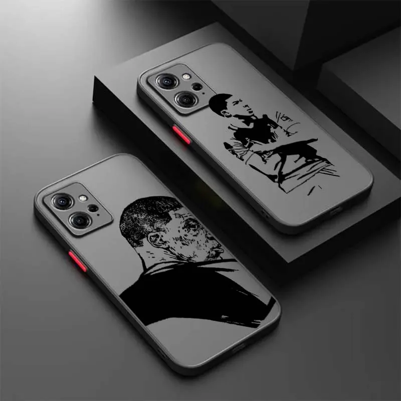 Coque de téléphone givrée translucide Football Stars No.10 Man Art pour Xiaomi Redmi Note 14 13R 13 12 12S 11 12T 11S 10 Pro Plus