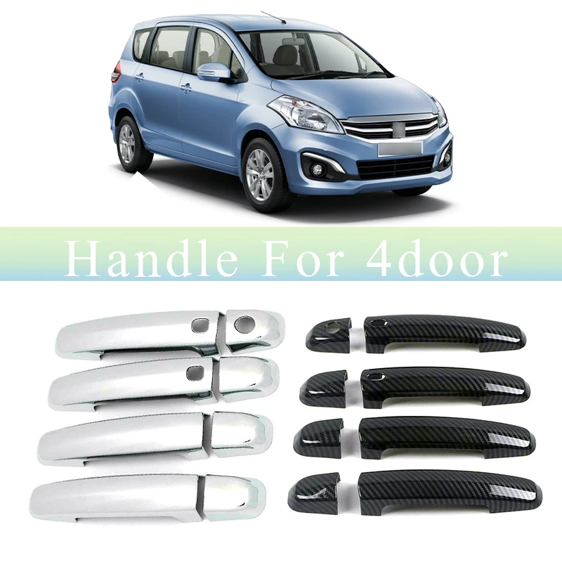 

Дверная ручка Suzuki Ertiga ZE, декоративная яркая ручка для дверной чаши, устойчивая к царапинам, аксессуары для моделей 12-18