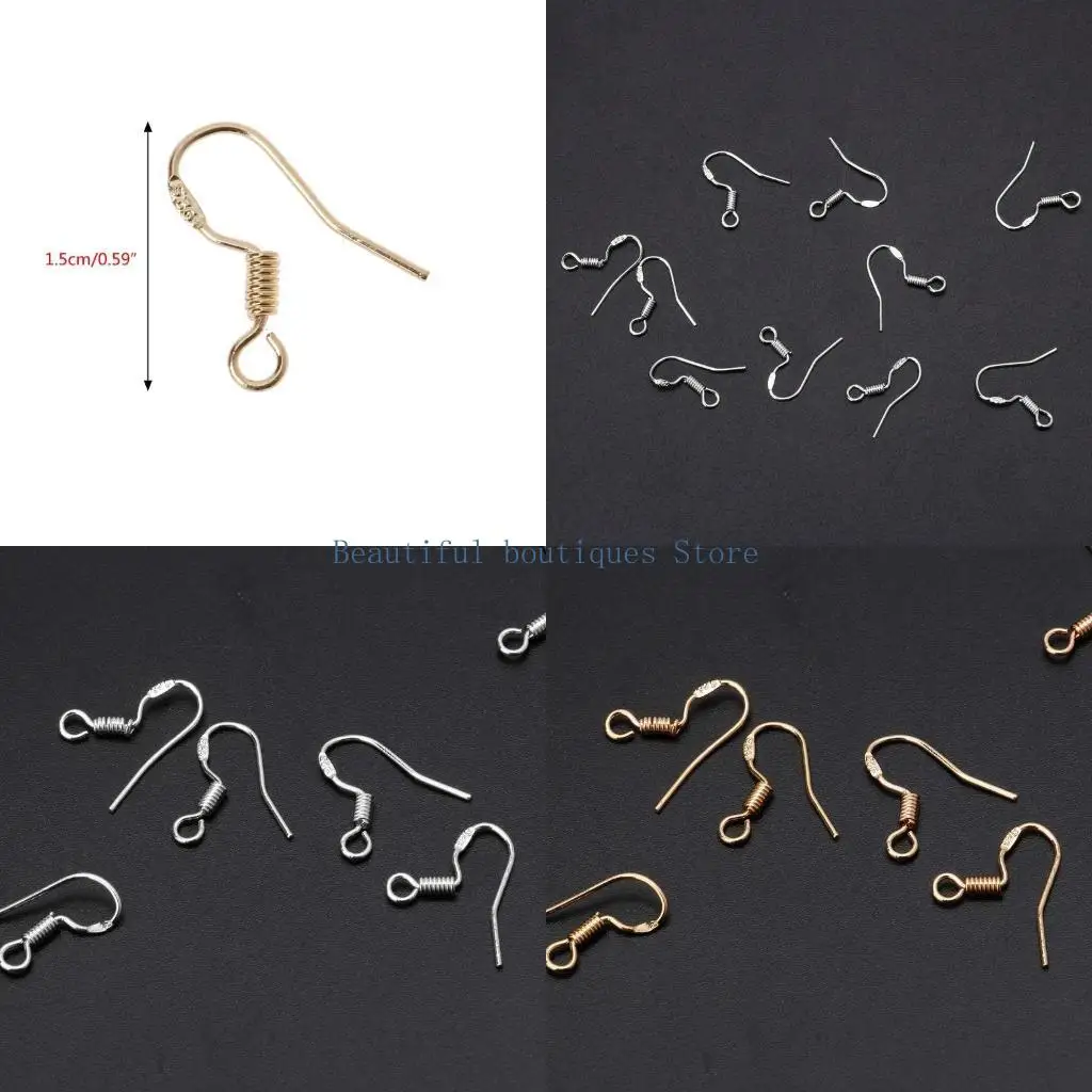 

U4LF 10 шт./компл. гипоаллергенные крючки для сережек французские крючки для сережек проволочные крючки для ушей DIY