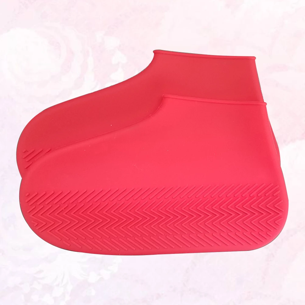 

Non-slip Shoe Covers Removable for Rainy Days Silicone Waterproof Aldult Rain-resistant Reusable Shoes
