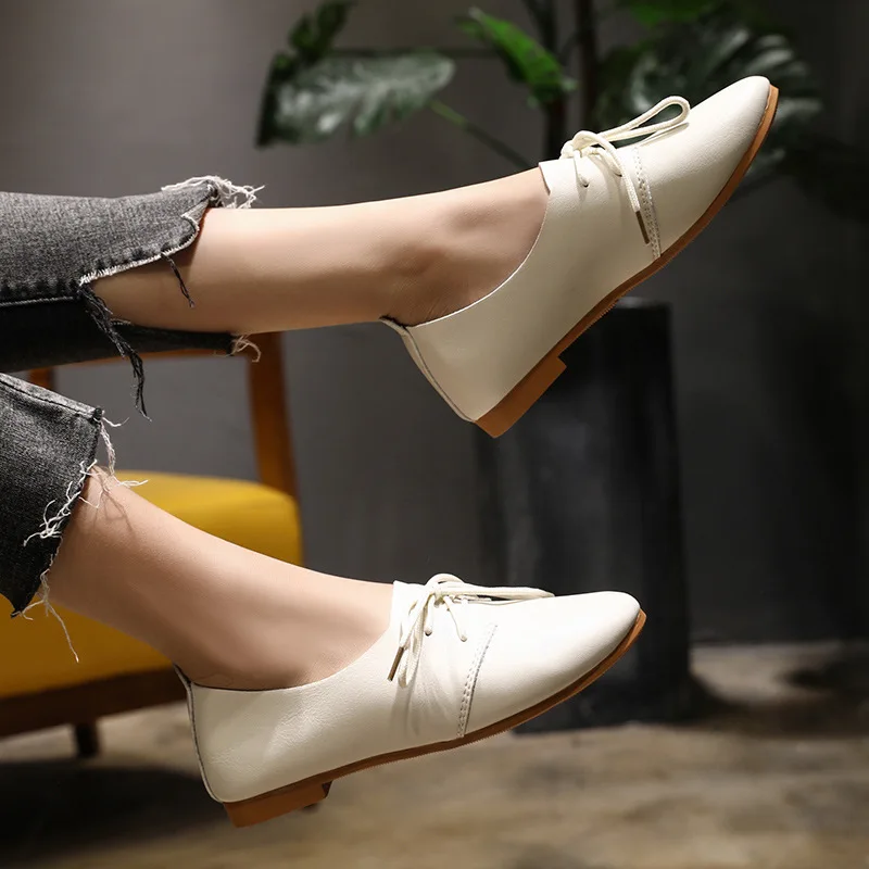 Leather Summer Loafers Women Casual Shoes Moccasins Soft Pointed Toe Ladies Footwear Women Flats Shoes Female fgb67