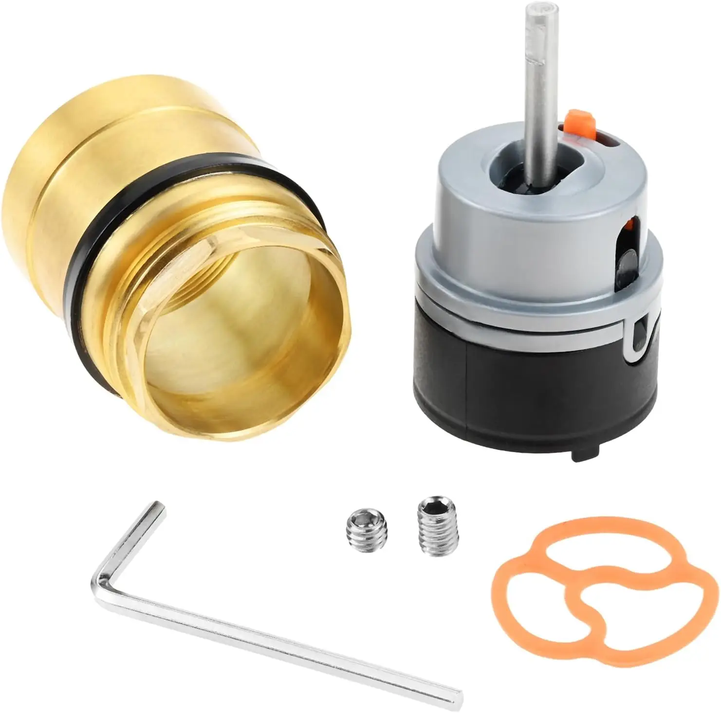 

RP50587 Valve Cartridge Compatible with Delta DST Single Handle Kitchen and Lavatory Cartridge Works W/ DIAMOND Seal Technology