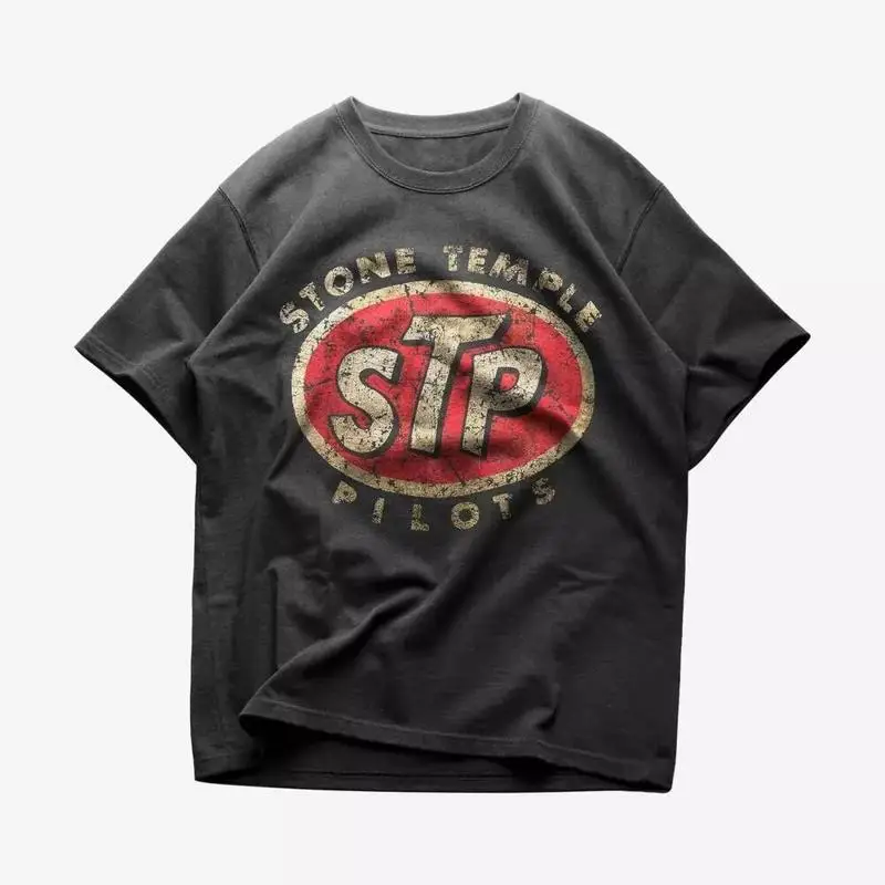 Camiseta desgastada con Logo de Stone Temple Pilots, talla completa S 5Xl