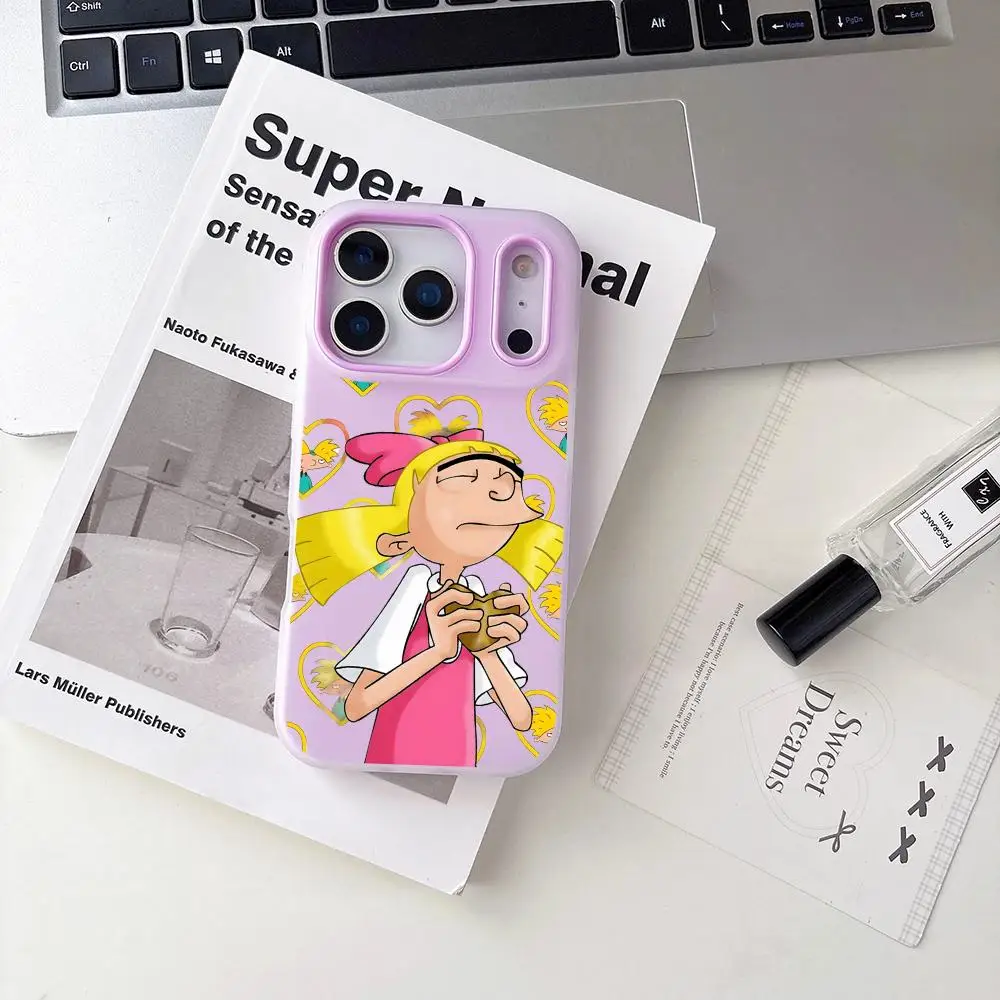 Cartoon H-Hey Arnold! Phone Case For IPhone 17 16 15 14 13 12 11 Pro Max Plus Mini Case Clear Jelly Shockproof Soft Cover