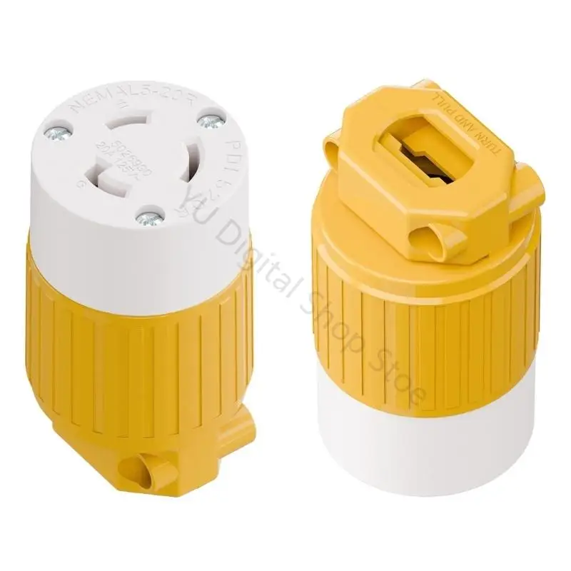 96BA L5-20R Verriegelungsstecker Industrielle Steckdose 20A 125 V Generator Twist Lock Stecker Adapter Für Heavy Duty Ausrüstung – Detail 9