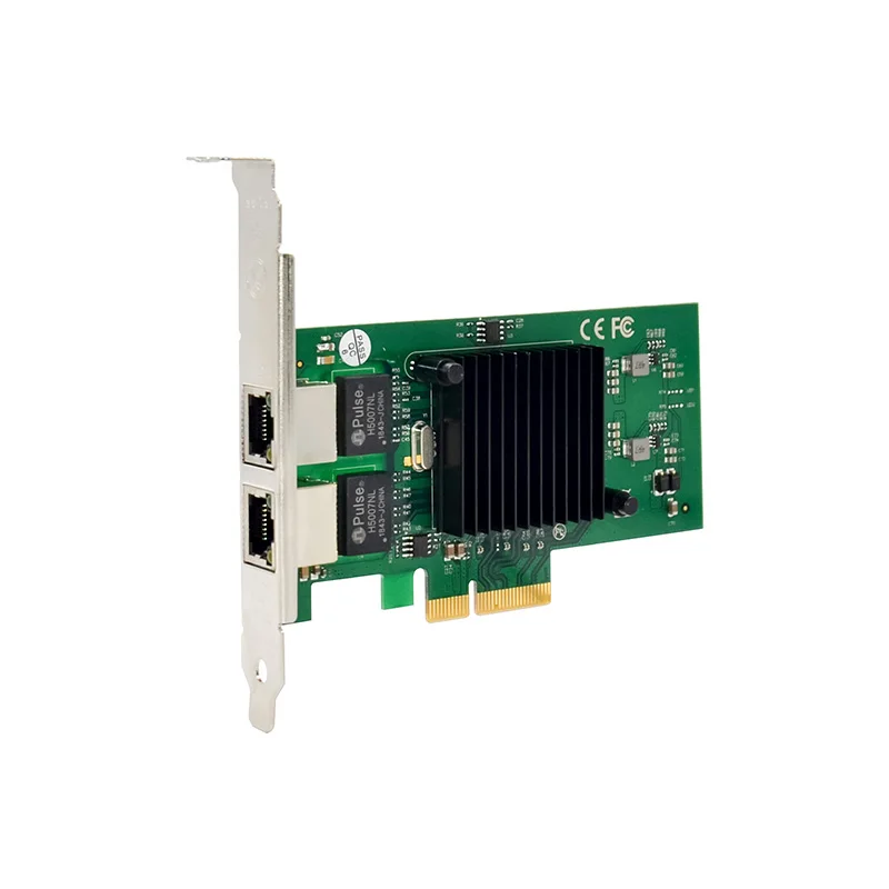 

Sunweit ST726 RJ45 82576 dual ports PCI-E Network Card 10/100/1000Mbps NIC
