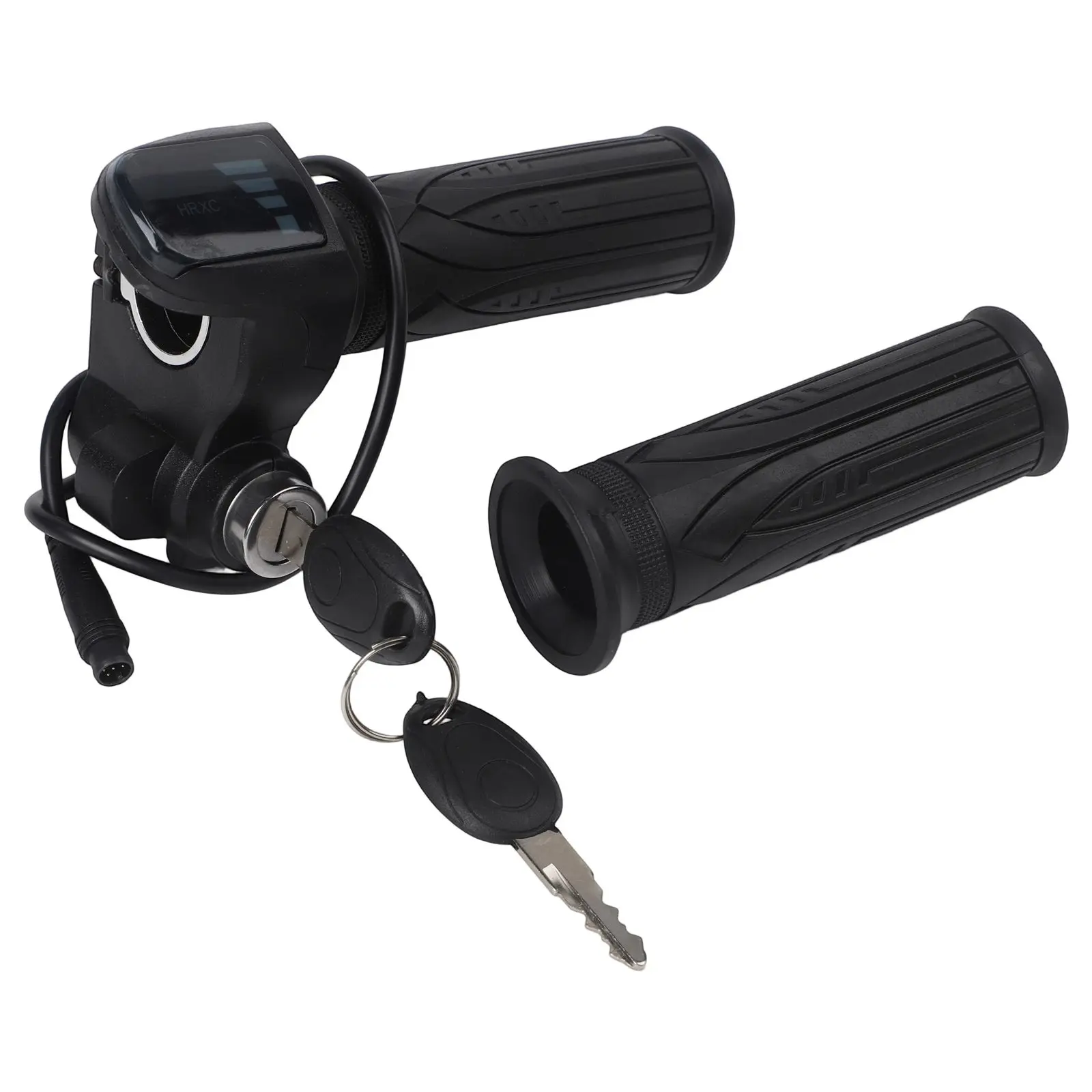 48V Throttle Control Grip for Electric Bike with 6PIN Wiring Harness Compatible with Scooter and Motorcycle Systems