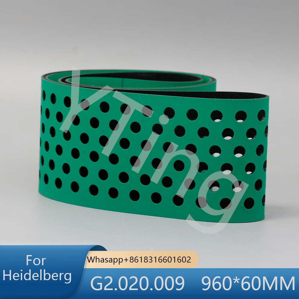 Green Suction Belt G2.020.009 PM52 SM52 Heidelberg Printer Machine Spare Parts Elasticity Vacuum Paper Feeding Belt